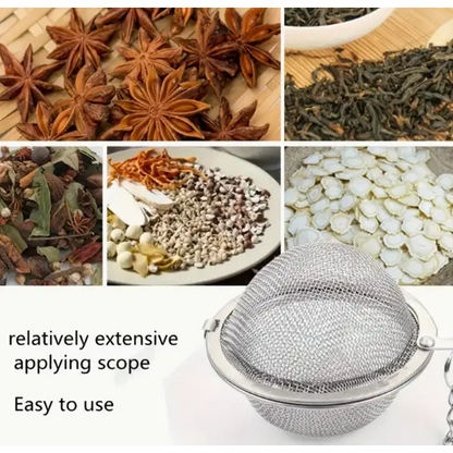 ☕✨ Stainless Steel Tea Infuser for Loose Tea – Sphere Locking Spice Tea Ball Strainer! 🌿 - Teas & Accessories