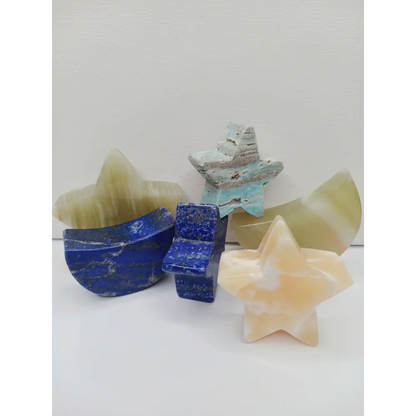 🌙⭐ Star and Moon Carvings – Dream Manifest and Illuminate Your Path ✨