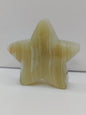 🌙⭐ Star and Moon Carvings – Dream Manifest and Illuminate Your Path ✨ - Green Banded Onyx Star - 3.25’’