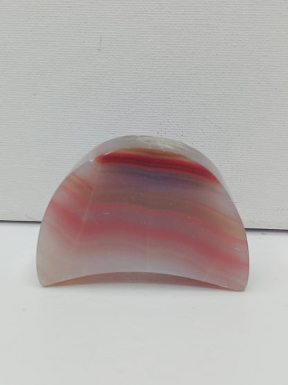 🌙⭐ Star and Moon Carvings – Dream Manifest and Illuminate Your Path ✨ - Pink Calcite Moon - 2.5’’