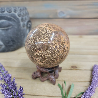 🌟🪐 Starburst Jasper Spheres (2’’ to 2.5’’) – Radiate Positivity and Grounding Energy! 🪐🌟 - 3 - Spheres