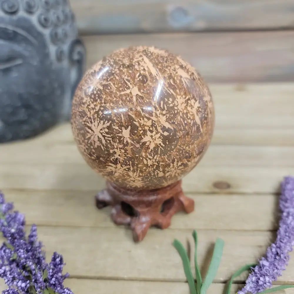 🌟🪐 Starburst Jasper Spheres (2’’ to 2.5’’) – Radiate Positivity and Grounding Energy! 🪐🌟 - 2 - Spheres