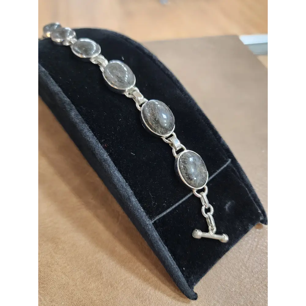 Sterling Silver Bracelets with Metaphysical Elegance ✨ - Rutilated Quartz - Jewelry