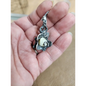 🐚✨ Sterling Silver Clamshell Art Piece with Abalone on 24’’ Chain – Ocean Magic & Elegant Shine! 🌊 - Jewelry