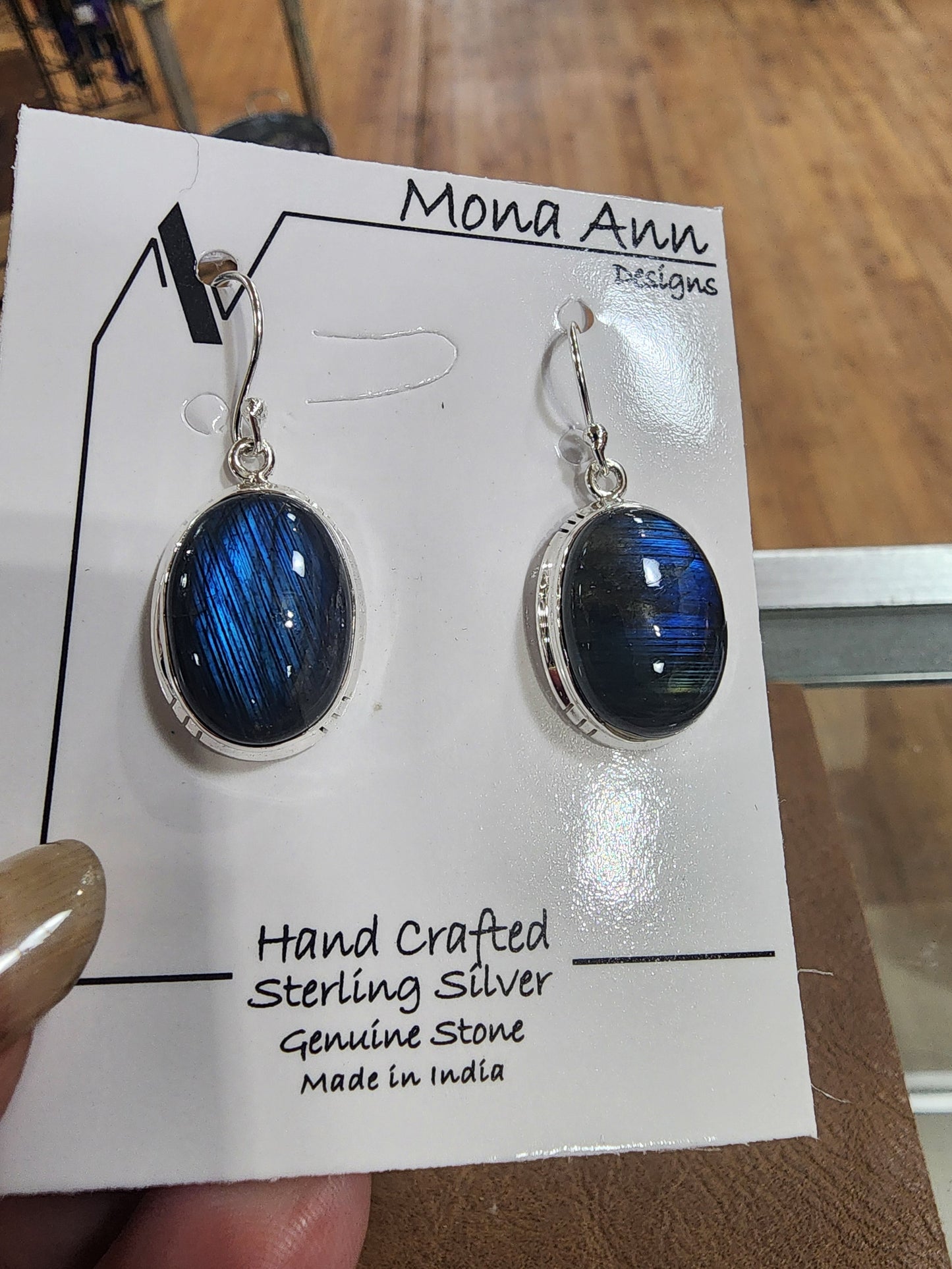 🌈✨ Sterling Silver Labradorite Earrings – Gorgeous Mystical & Irresistible! 💫 - Jewelry