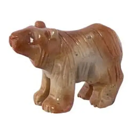 Stone Carved Animal Spirit Guides - Bear - Carvings
