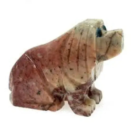 Stone Carved Animal Spirit Guides - Dog - Carvings