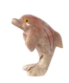 Stone Carved Animal Spirit Guides - Dolphin - Carvings