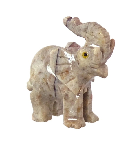 Stone Carved Animal Spirit Guides - Elephant - Carvings