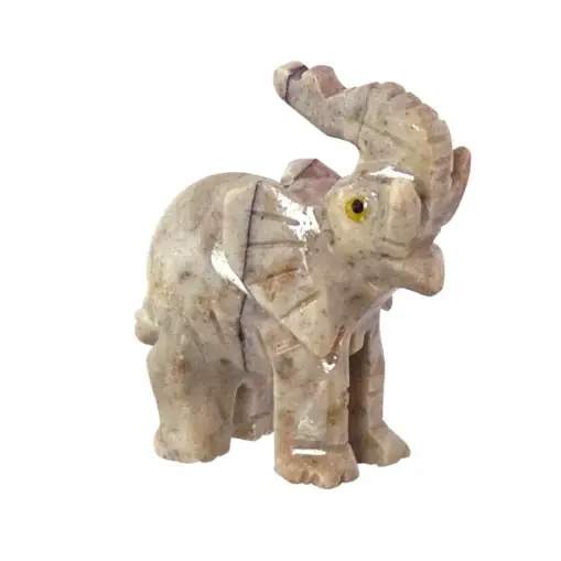 Stone Carved Animal Spirit Guides - Elephant - Carvings