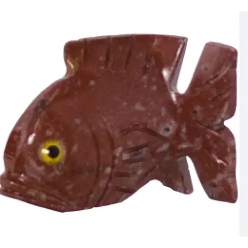 Stone Carved Animal Spirit Guides - Fish - Carvings
