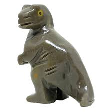 Stone Carved Animal Spirit Guides - T-Rex - Carvings