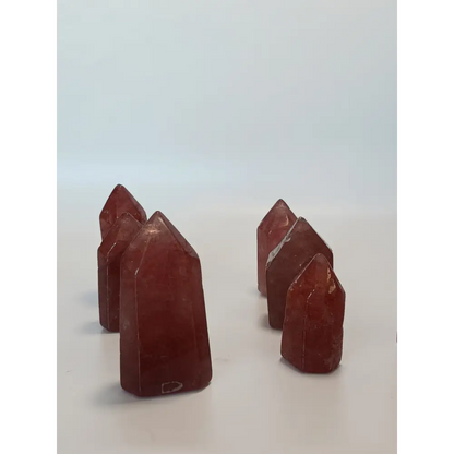 🍓✨ Strawberry Quartz Point 2’’ – Altar and Heart Energy ✨🍓