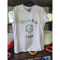 This is How I Roll - Spiritual Tshirt Designs - White / Large- Irridescent Blue Graphic - Clothing & Apparel