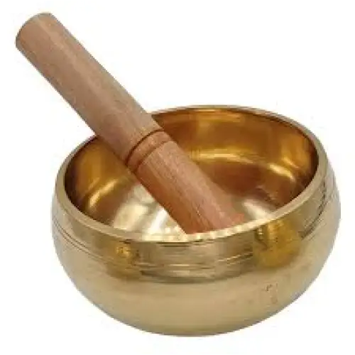 Brass Singing Bowls with Strikers - 4’’ - Vibrational and Sound