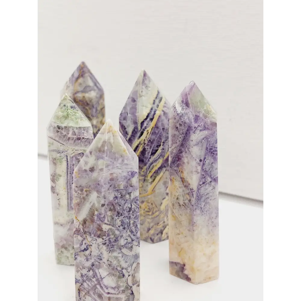 💜✨ Tiffany Stone Points 1.75’’–4’’ – Intuition Transformation and Creative Flow 🌈