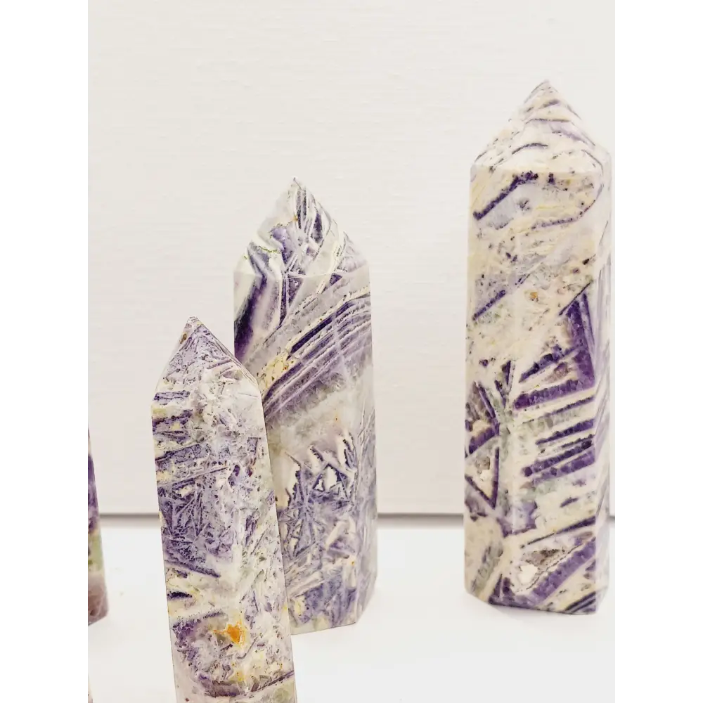 💜✨ Tiffany Stone Points 1.75’’–4’’ – Intuition Transformation and Creative Flow 🌈 - 2 - 2.25’’