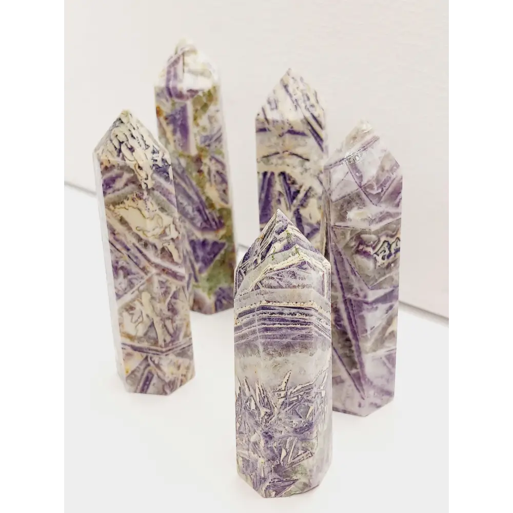 💜✨ Tiffany Stone Points 1.75’’–4’’ – Intuition Transformation and Creative Flow 🌈