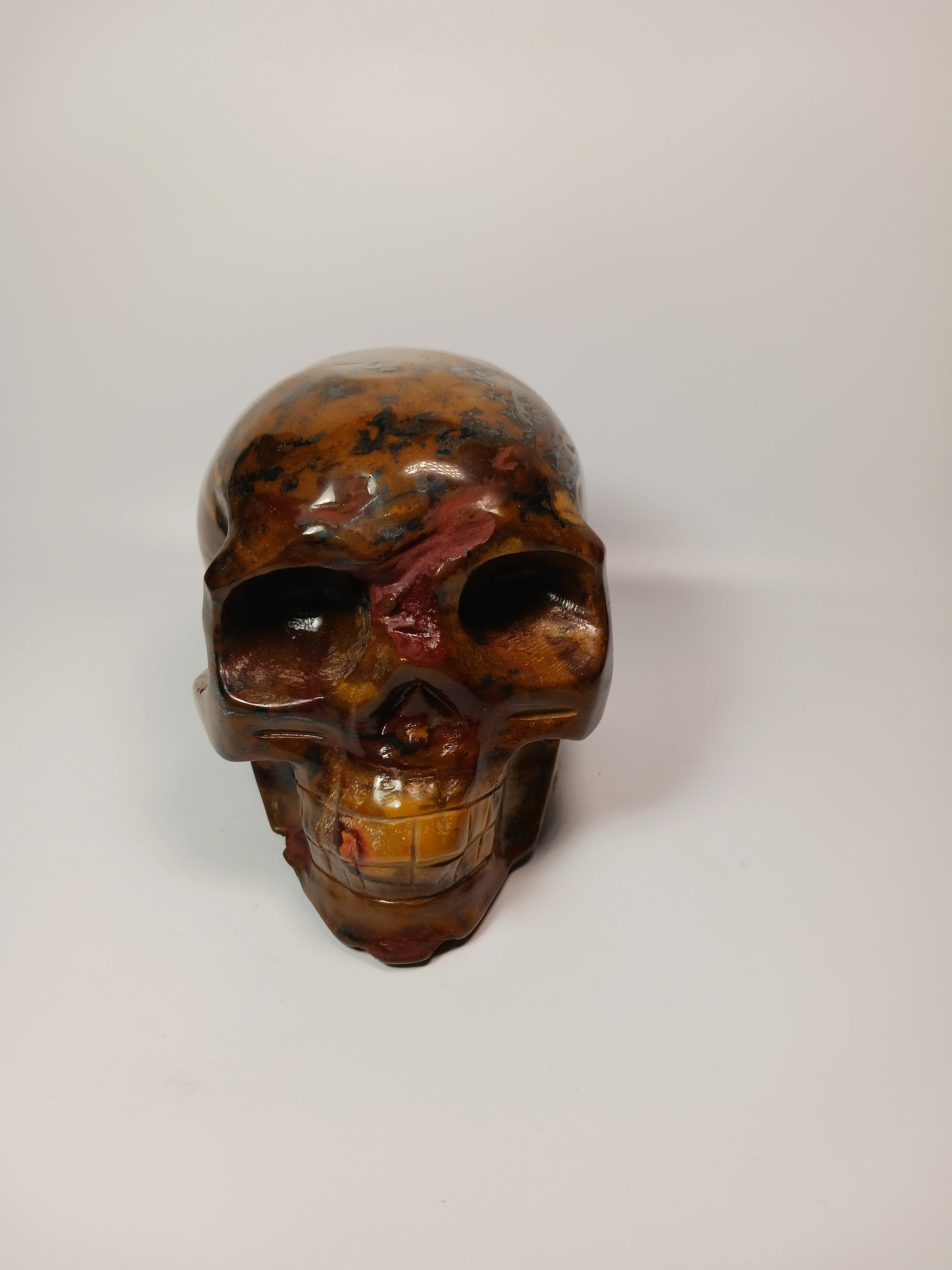 🦁💀 Tiger Iron Skull 4 Inch – Strength and Creative Power 💀🦁 - Carvings