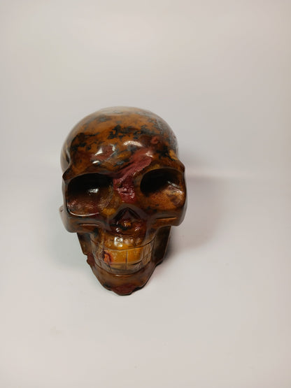 🦁💀 Tiger Iron Skull 4 Inch – Strength and Creative Power 💀🦁 - Carvings