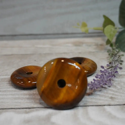 Tigers Eye Button - Jewelry