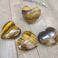 Tiger’s Eye Hearts - 2 - 2.25’’ - Carvings