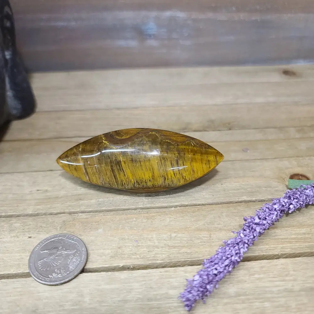 Tiger’s Eye Palmstones - 4- Tiger’s Eye - PALM