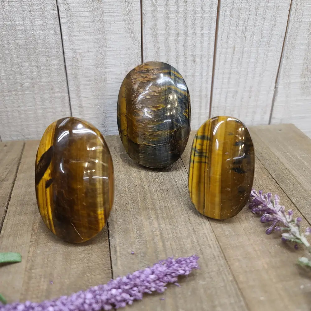 Tiger’s Eye Palmstones - PALM