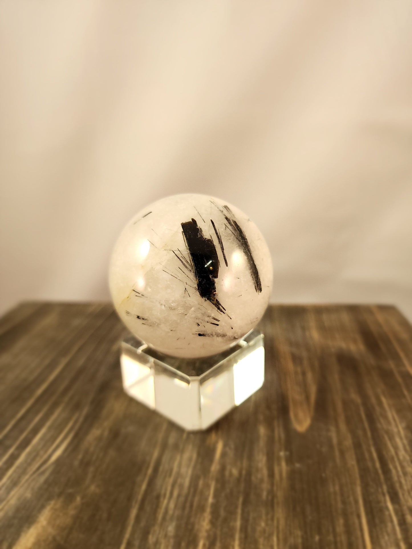 🖤 Black Tourmaline in Quartz Spheres ✨ - 3 - Spheres