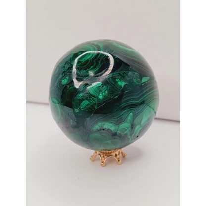 💚✨ Transformative Beauty: Malachite Sphere – Protection Transformation & Empowered Growth! 🌿 - Spheres