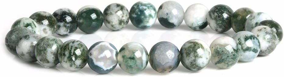 🌳✨ Tree Agate Bracelet 8mm – Growth Stability and Peace 🤍 - OMC BRACELETS