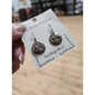 Sterling silver earrings featuring the Tree of Life intertwined with a Celtic knot, displayed on a white background. Perfect for wisdom, connection, and timeless Celtic style.