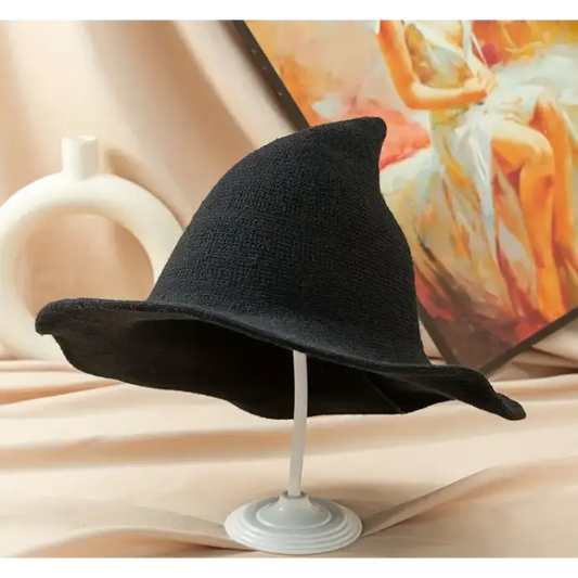 Trendy Witch Hat - Black - Clothing & Apparel