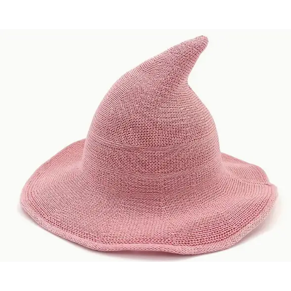 Trendy Witch Hat - Pink - Clothing & Apparel