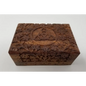 Triquetra Carved Wood Box 4x6’’ - Boxes & Chests