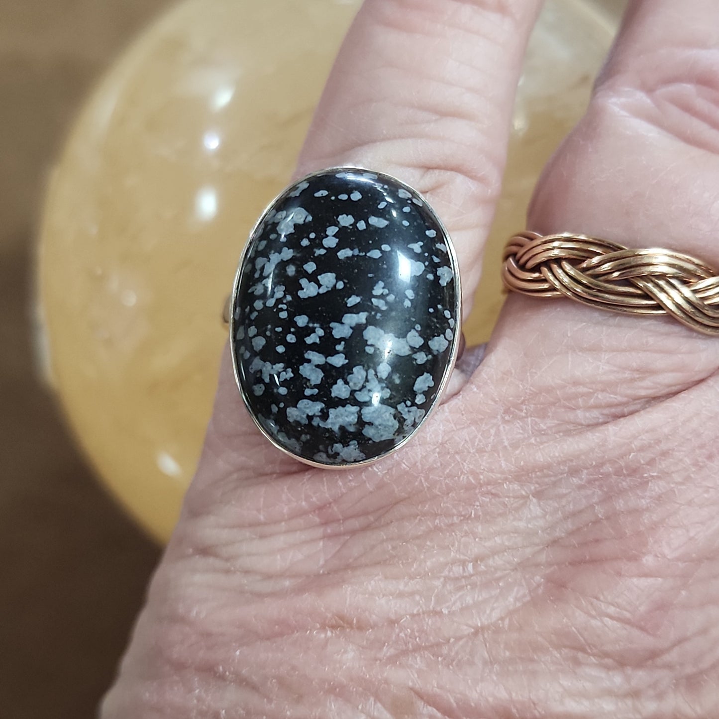 Assorted sterling silver rings featuring unique genuine gemstones in various shapes and colors, displayed on a white background. Perfect for crystal energy, personal style, and one-of-a-kind magic.

