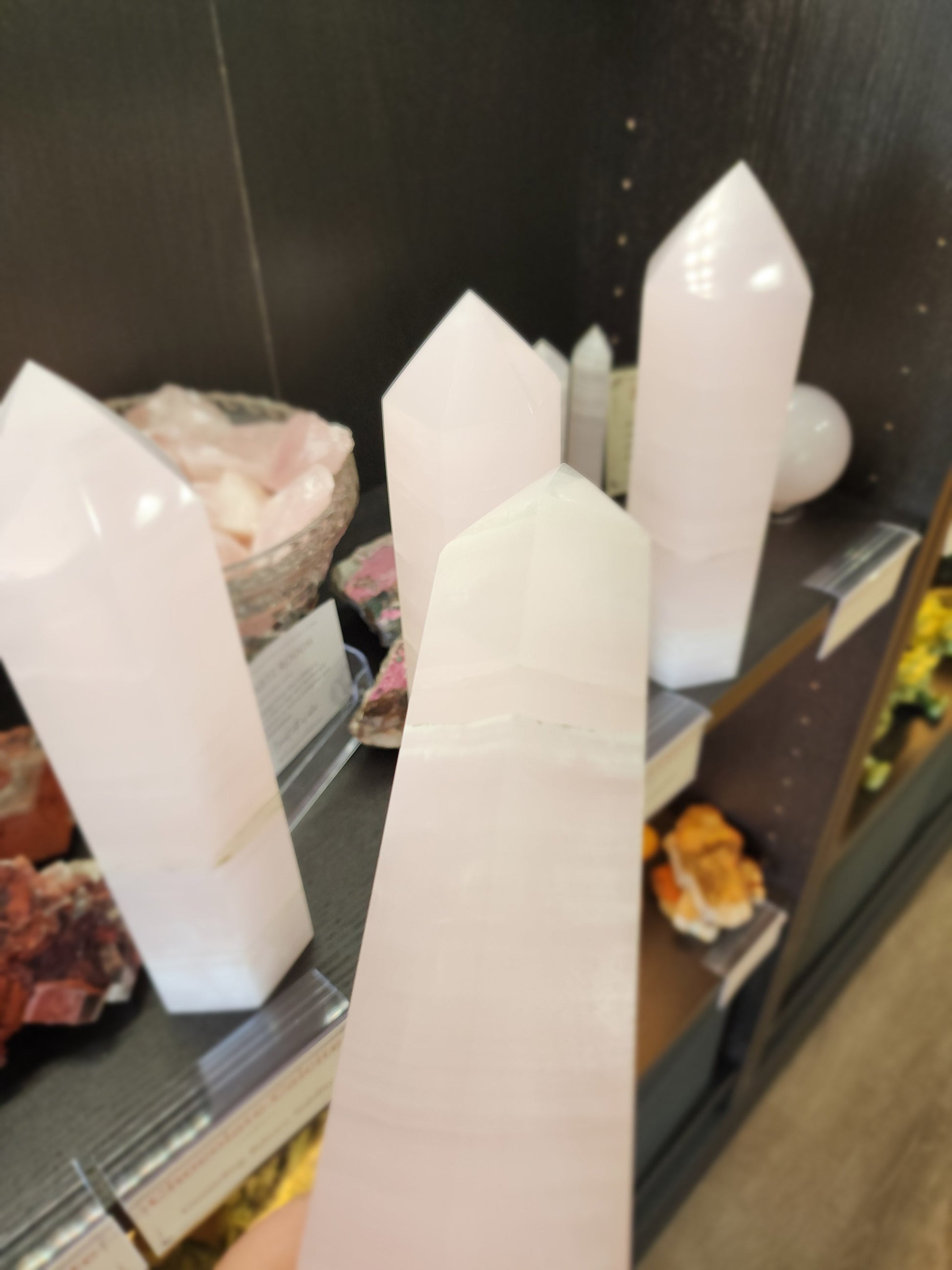 Pink Calcite Tower – Heart Healing Gentle Comfort 💗✨ - Towers