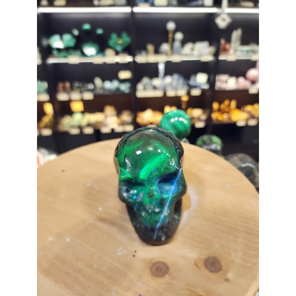 Volcano Agate Skull – 3.5’’ (UV Reactive!) 💀🌋 - 7