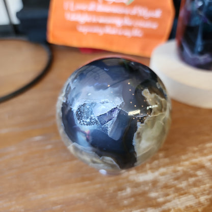 🌋🤍 Volcano Agate Spheres (2.5’’) – Ignite Transformation and Grounding Energy! 🤍🌋 - 3 - Spheres