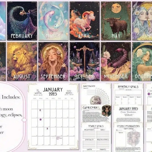 🔮📅 Witch Planner 2025 – Magical Organization for Your Most Enchanted Year! ✨ - Books & Journals