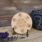 Wood Crystal Grids - Metatron’s Cube with Platonic Solids 4’’ - Grid Working