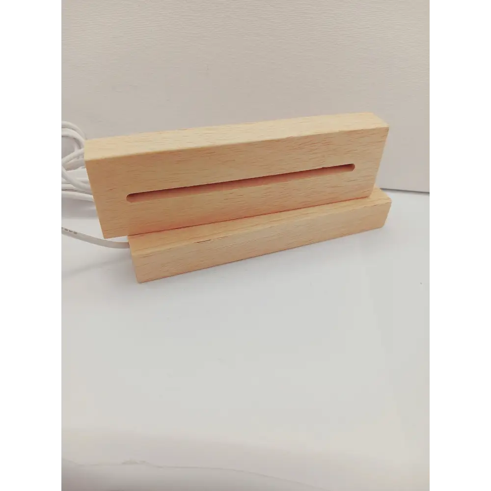 🪵✨ Wood Specimen Holder with Slit – 6’’ x 1.75’’ – Display Protect and Highlight Your Collection 🌟
