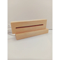 🪵✨ Wood Specimen Holder with Slit – 6’’ x 1.75’’ – Display Protect and Highlight Your Collection 🌟