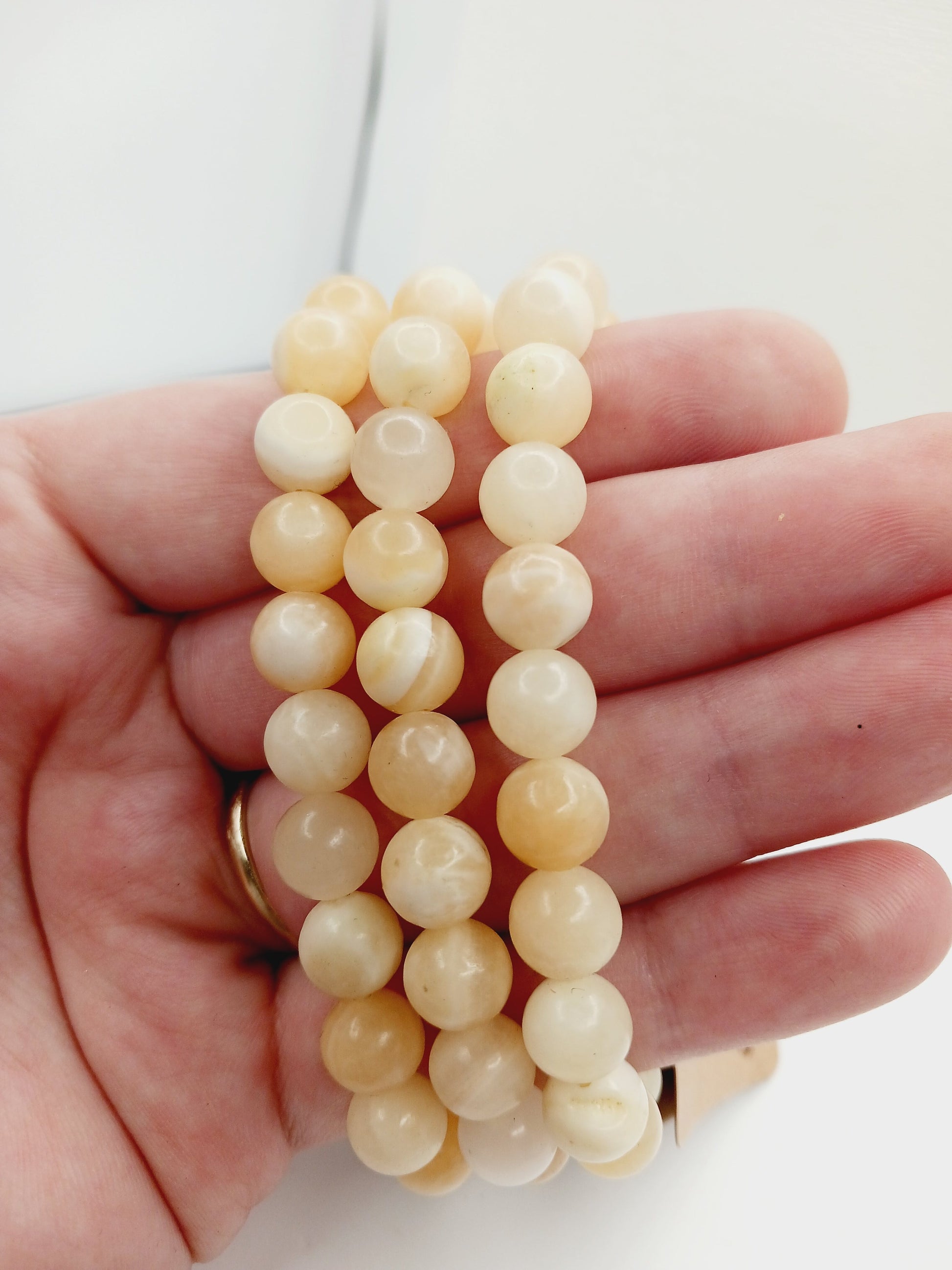 🌞✨ Yellow Calcite 8 mm Bracelet – Joy Confidence and Solar Plexus Energy! 💛 - OMC BRACELETS