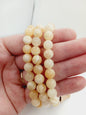 🌞✨ Yellow Calcite 8 mm Bracelet – Joy Confidence and Solar Plexus Energy! 💛 - OMC BRACELETS