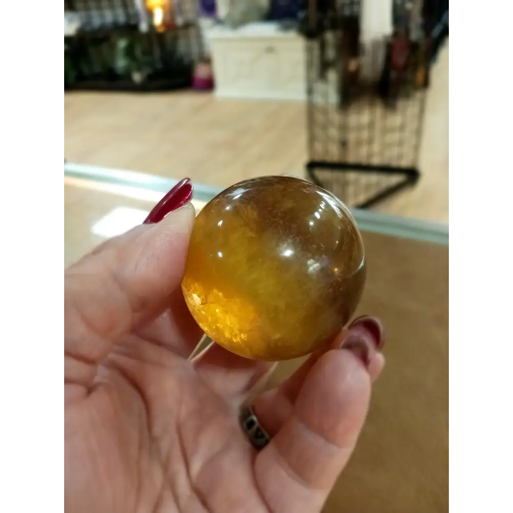 🌞💛 Yellow Fluorite Spheres – Clarity Creativity & Sunshine Vibes! 💛🌞 - 2 - Spheres