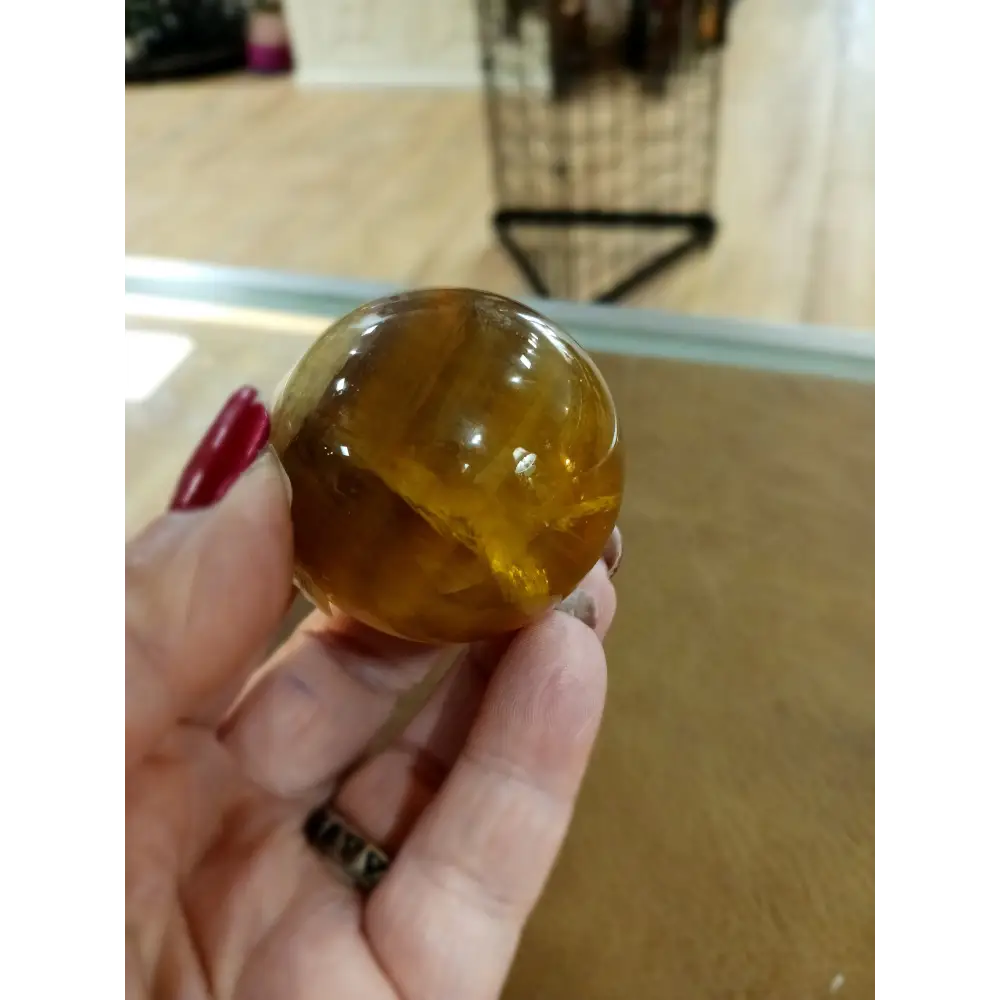 🌞💛 Yellow Fluorite Spheres – Clarity Creativity & Sunshine Vibes! 💛🌞 - 5 - Spheres