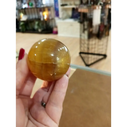 🌞💛 Yellow Fluorite Spheres – Clarity Creativity & Sunshine Vibes! 💛🌞 - Spheres
