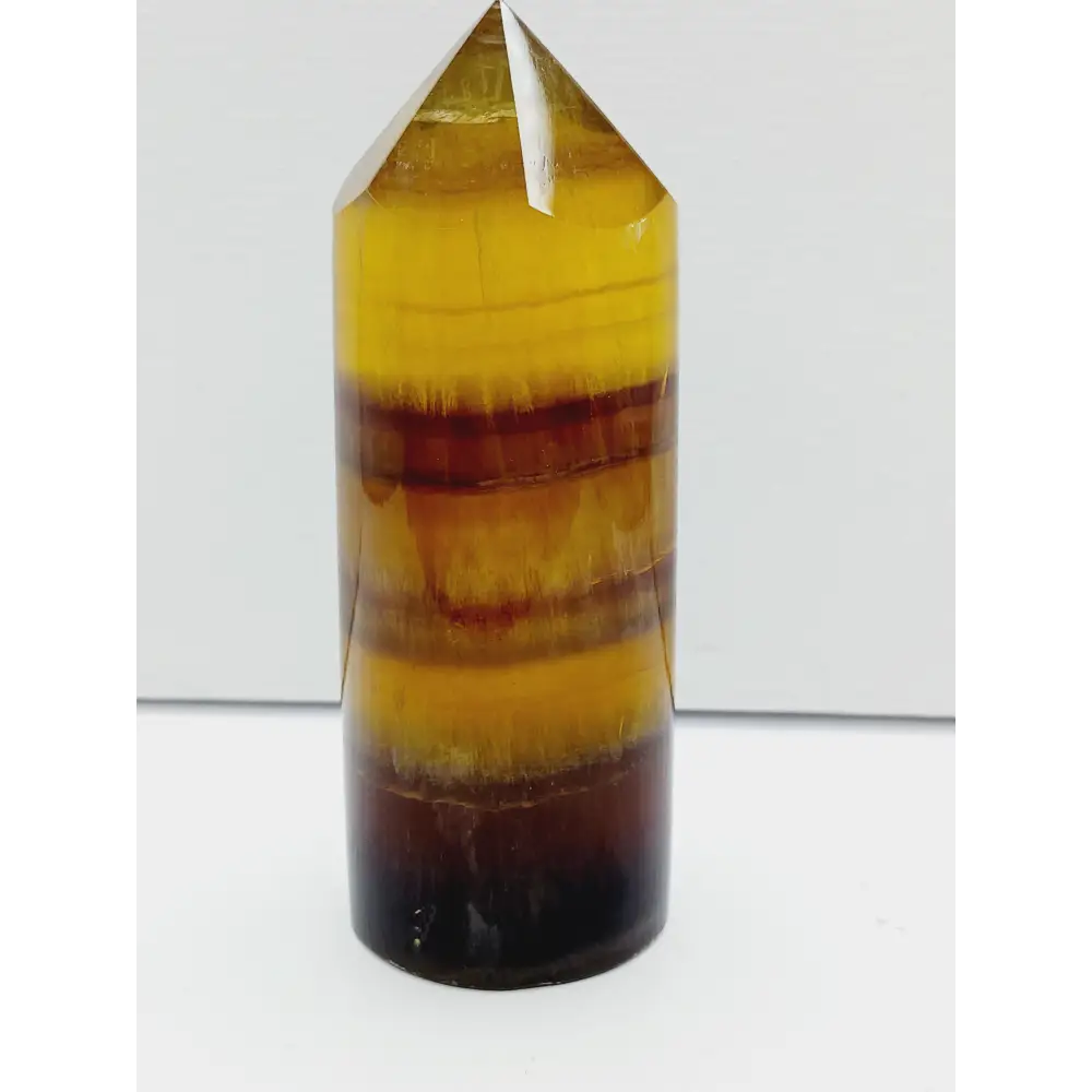 💛✨ Yellow Fluorite Tower or Cylinder – Confidence Clarity and Manifestation 🌟 - 1 - 4.5’’ - Towers